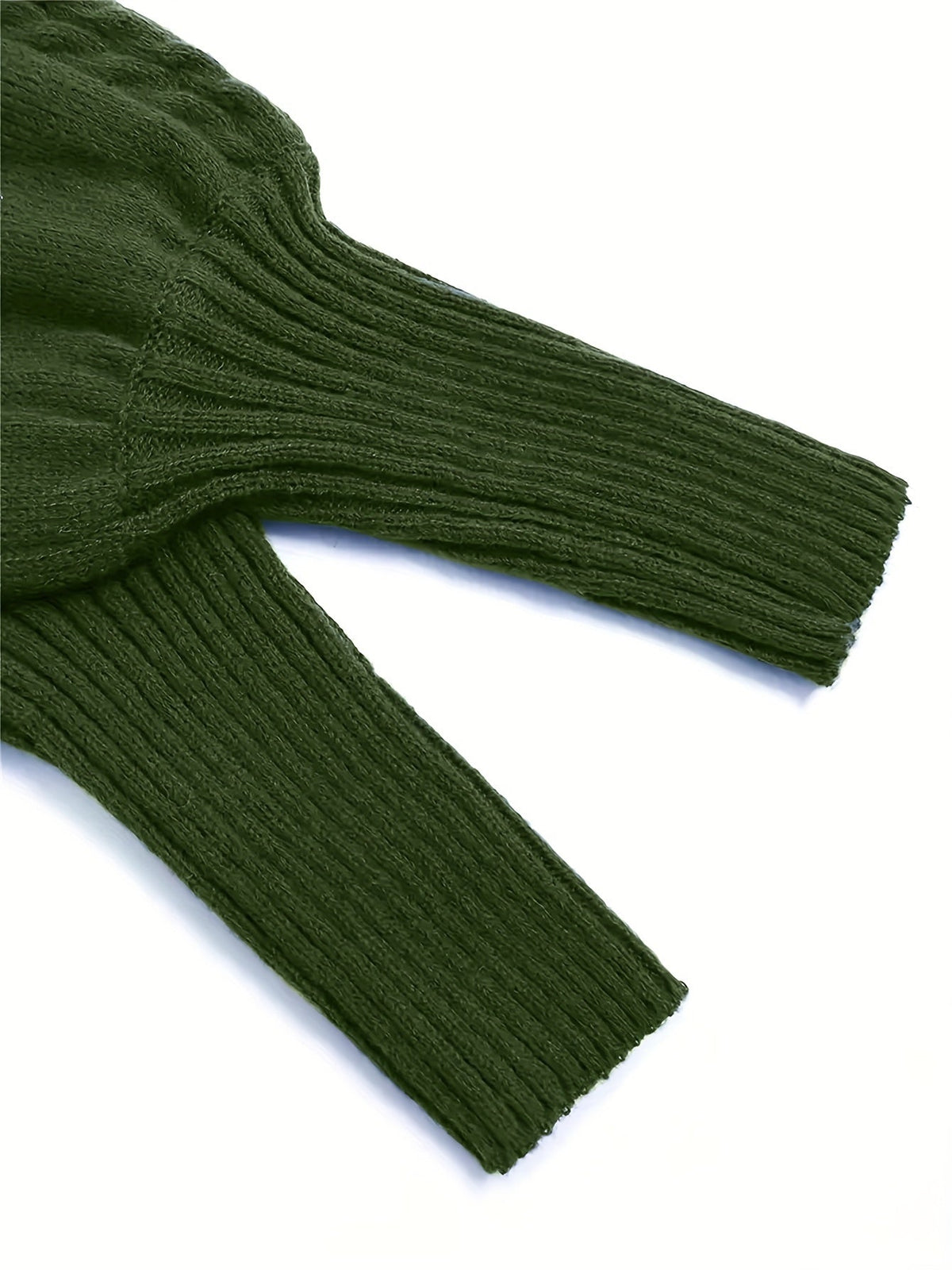 Women's Relaxed Cable-Texture Half-Collar Jumper