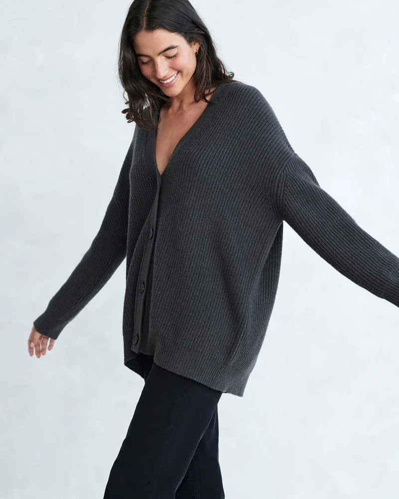 Women's Oversized Cocoon Cardigan for Everyday