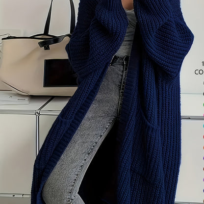 Women's Relaxed Cardigan with Buttons for Office