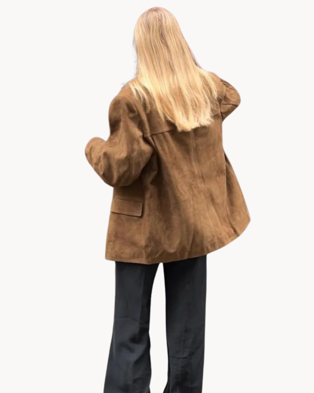 Women's Oversize Blazer with Side Pockets