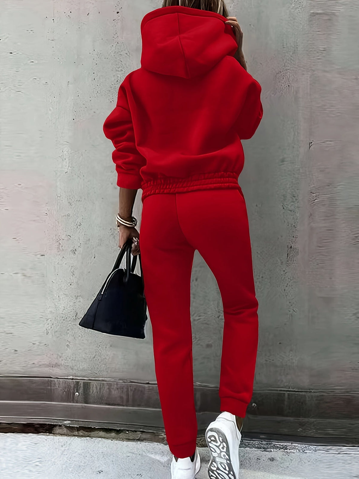 Women's Relaxed Hooded Top and Jogger Two-Piece Co-ordination