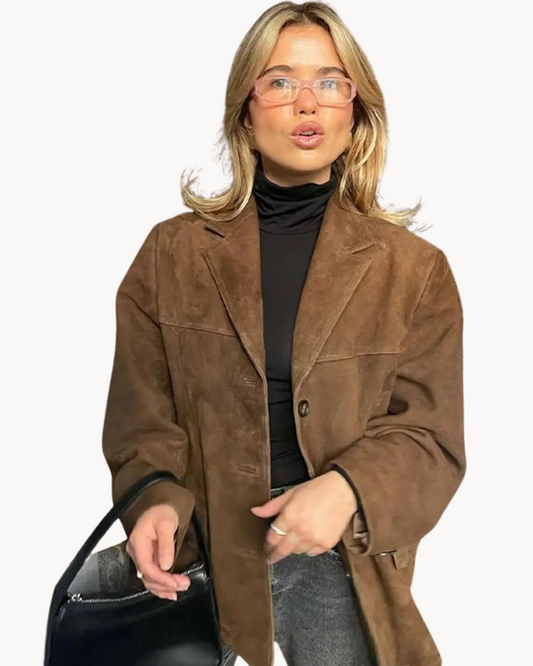 Women's Oversize Blazer with Side Pockets