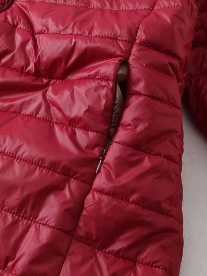 Women's Quilted Longline Coat with Full Zip