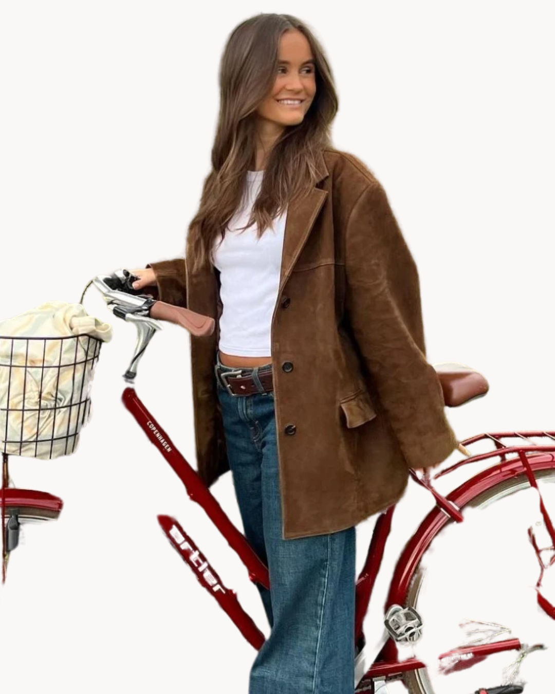 Women's Oversize Blazer with Side Pockets