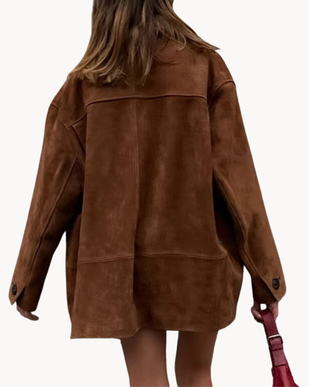 Women's Oversize Blazer with Side Pockets