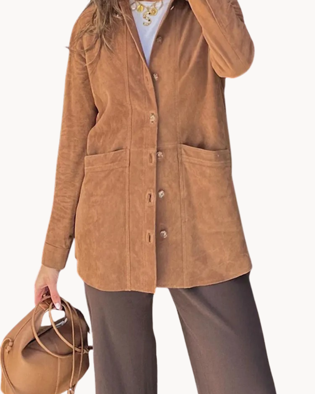 Women's Oversize Blazer with Side Pockets