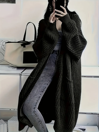 Women's Relaxed Cardigan with Buttons for Office