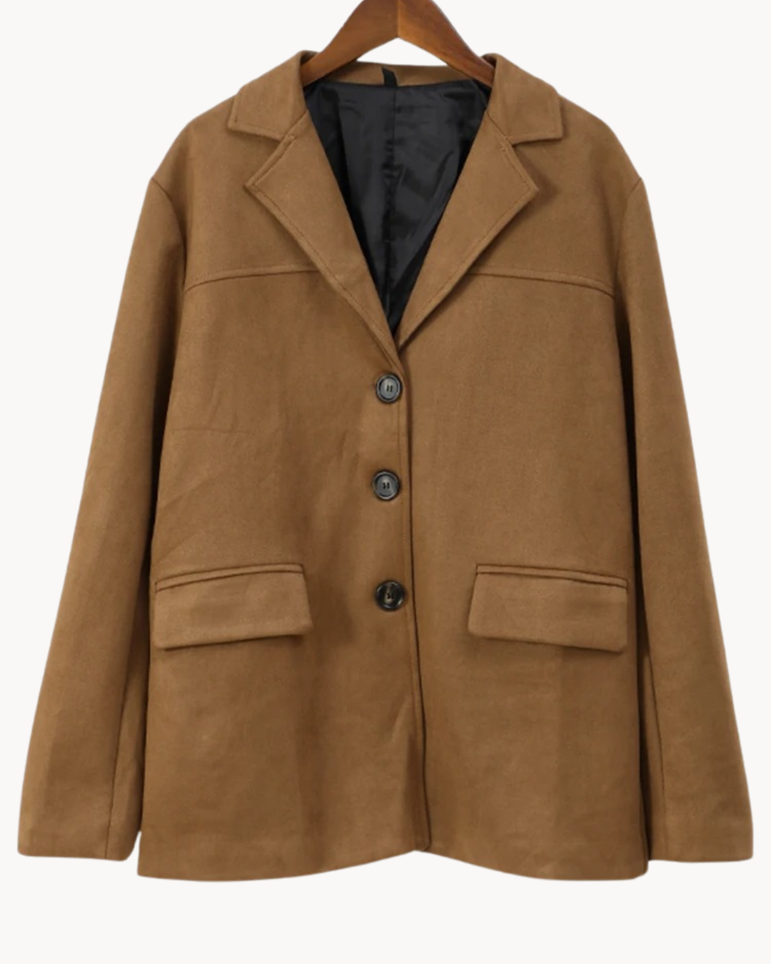 Women's Oversize Blazer with Side Pockets