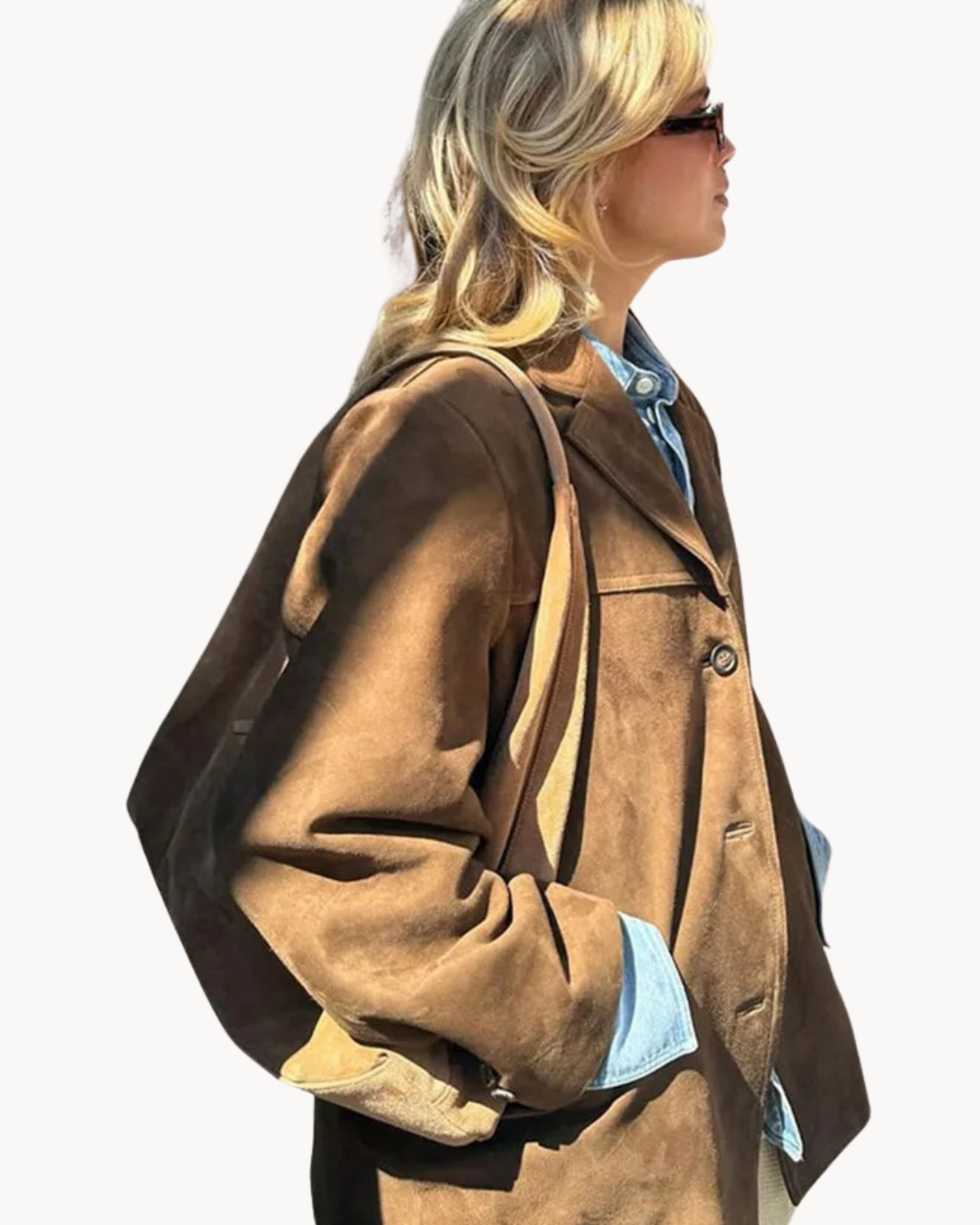 Women's Oversize Blazer with Side Pockets