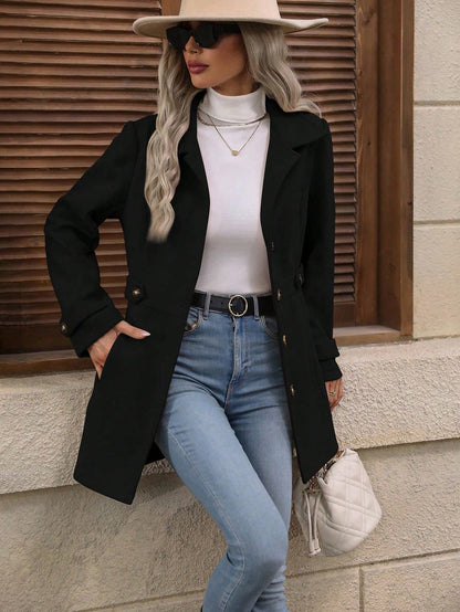 Women's Tailored Trench Coat for Business