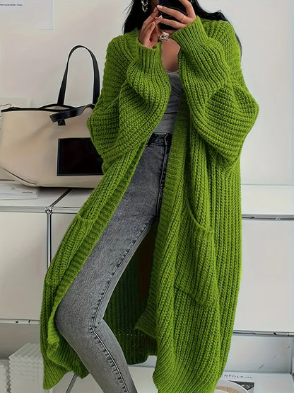 Women's Relaxed Cardigan with Buttons for Office