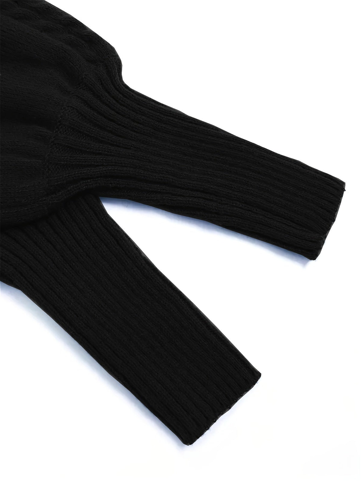Women's Relaxed Cable-Texture Half-Collar Jumper