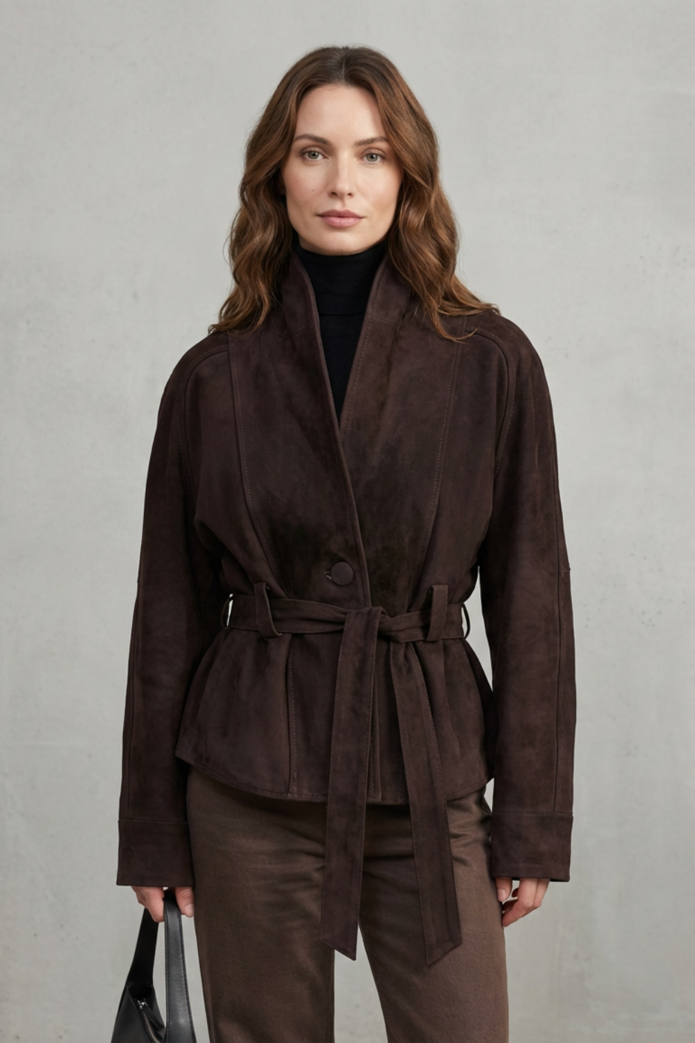 Women's Cropped Wool Jacket for Everyday Layering