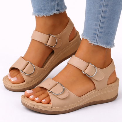 Women's Orthopedic Sandals with Wedge Heel