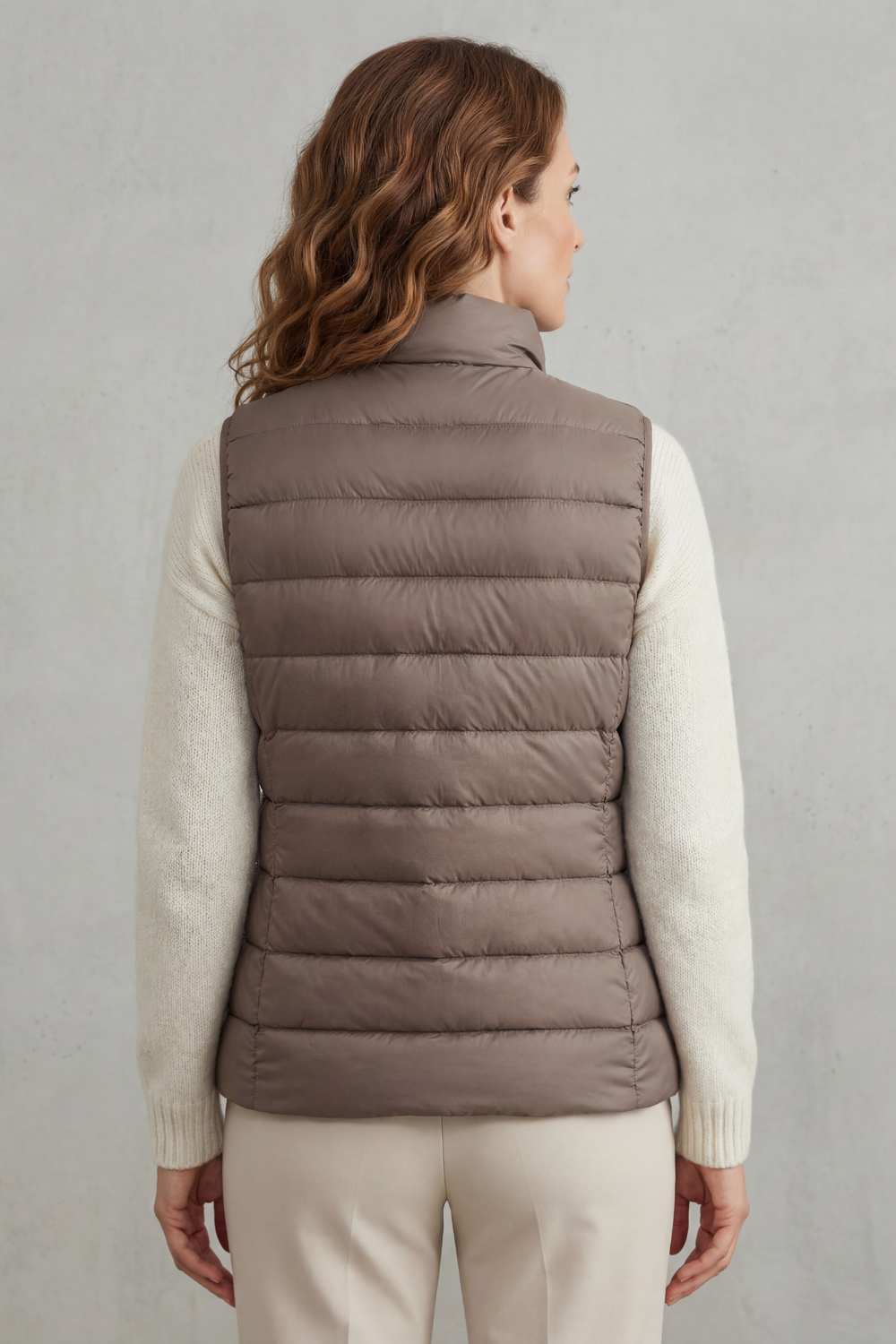 Women's Lightweight Puffer Vest for Casual Outings