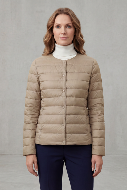 Women's Lightweight Quilted Jacket for Layering