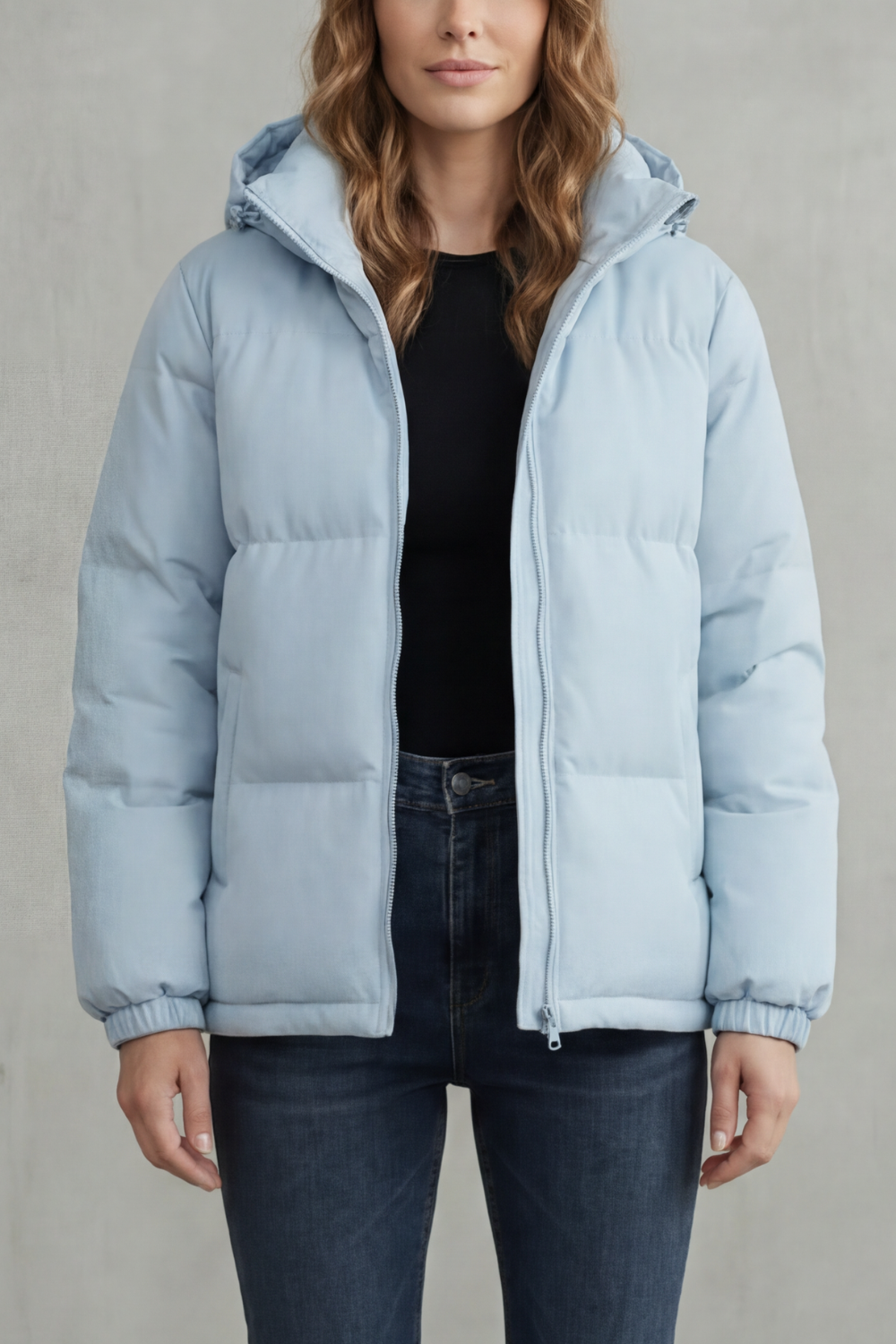 Women's Quilted Hooded Puffer Jacket for Cold Weather