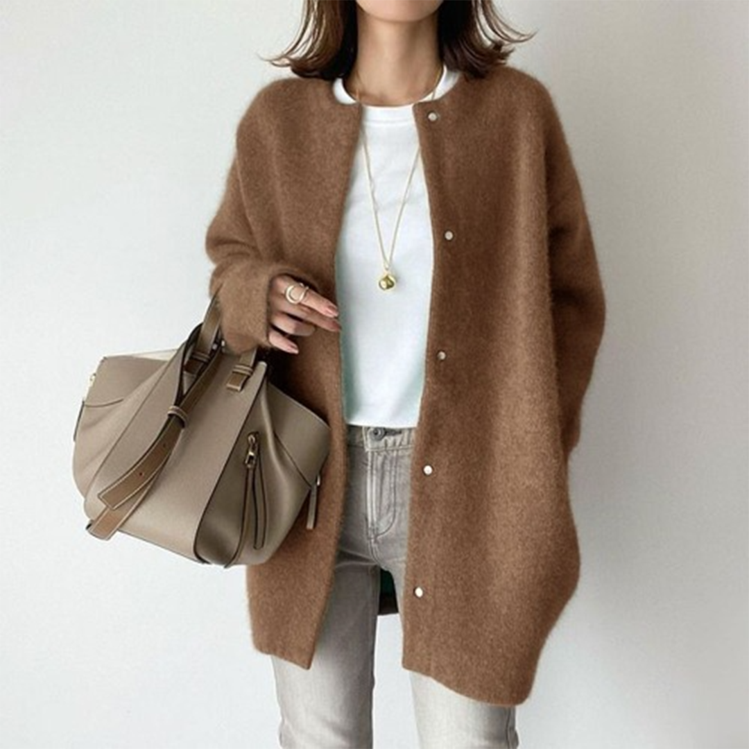 Women's Soft Knit Cardigan for Office Work