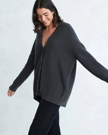 Women's Oversized Cocoon Cardigan for Everyday