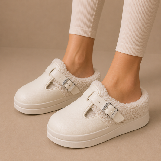 Women's Fleece Slippers for Indoor Comfort