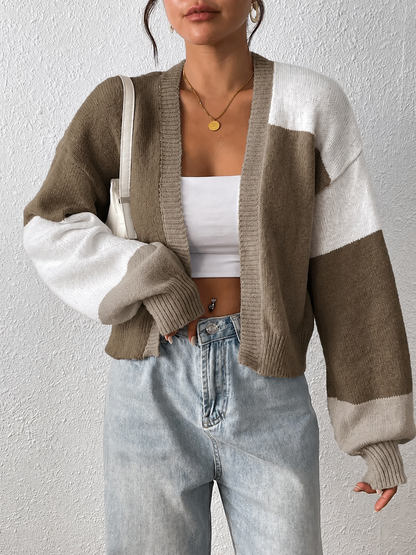 Women's Cropped Cardigan for Casual Weekends