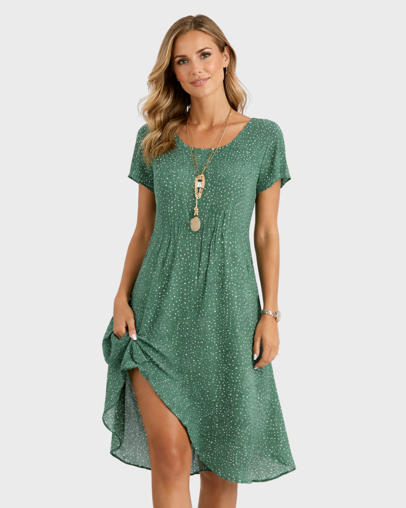 Women's Elegant Flowing Summer Dress for Outings