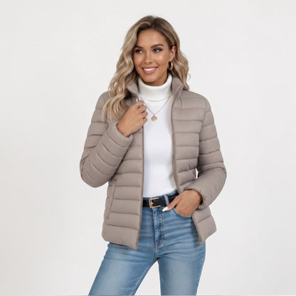 Women's Quilted Puffer Jacket for Casual Wear