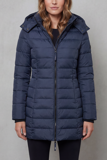 Women's Quilted Puffer Coat for Winter Days
