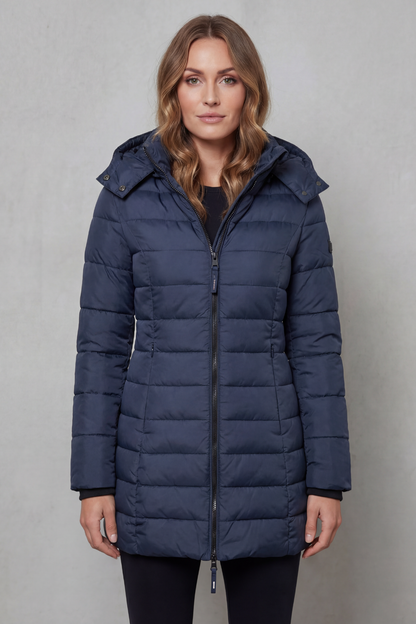 Women's Quilted Puffer Coat for Winter Days