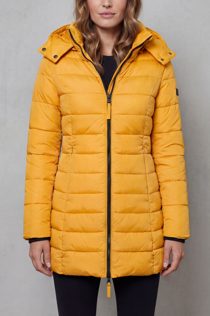 Women's Quilted Puffer Coat for Winter Days