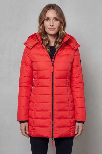 Women's Quilted Puffer Coat for Winter Days