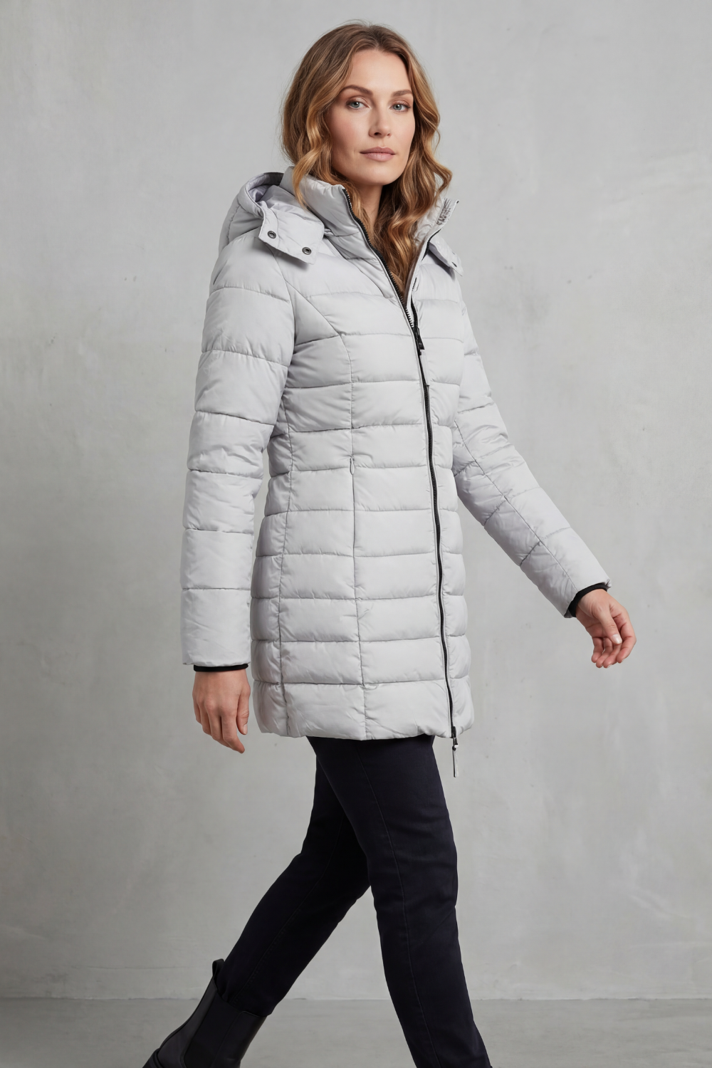 Women's Quilted Puffer Coat for Winter Days