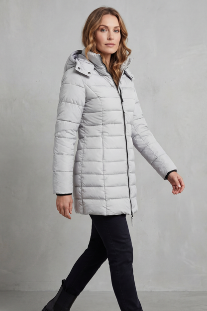 Women's Quilted Puffer Coat for Winter Days