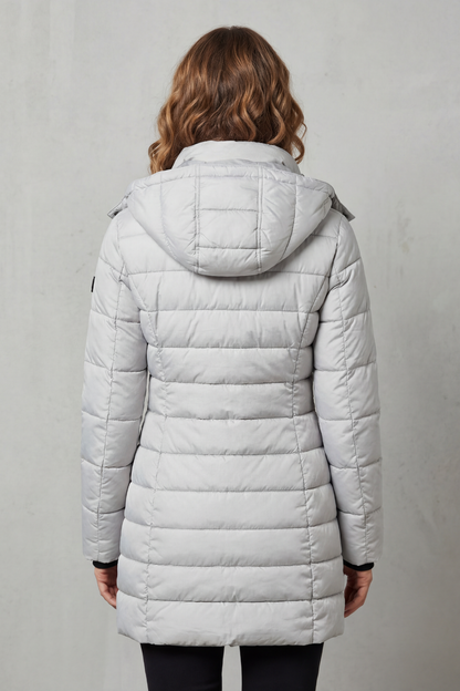 Women's Quilted Puffer Coat for Winter Days