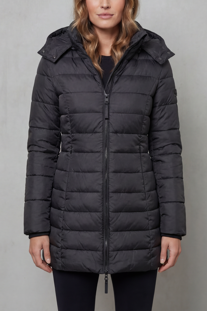 Women's Quilted Puffer Coat for Winter Days