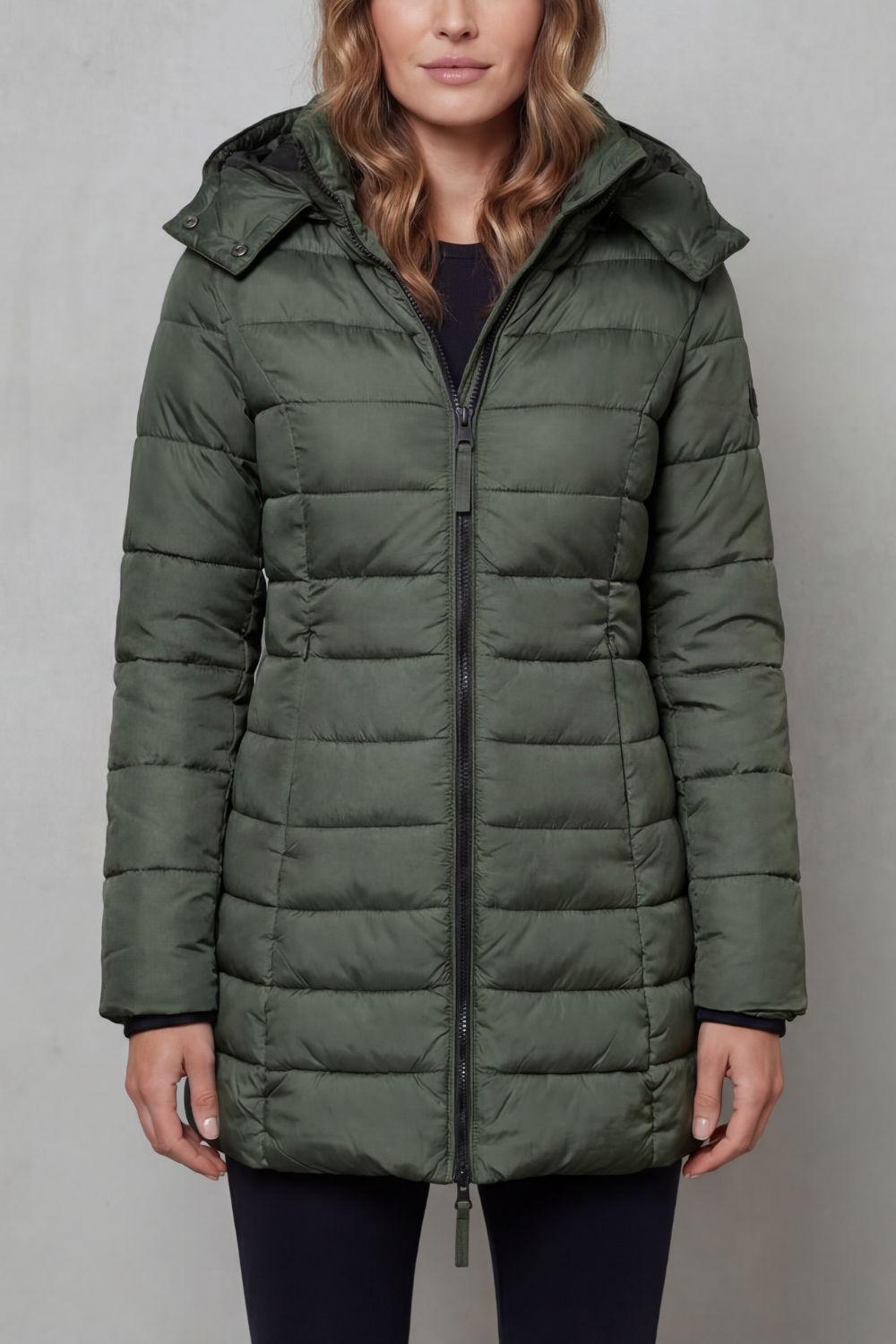 Women's Quilted Puffer Coat for Winter Days