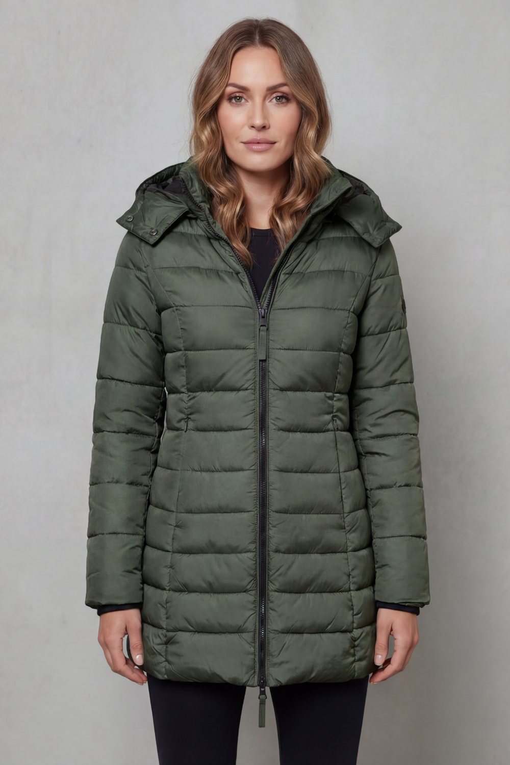 Women's Quilted Puffer Coat for Winter Days