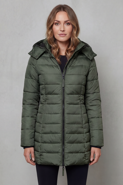Women's Quilted Puffer Coat for Winter Days