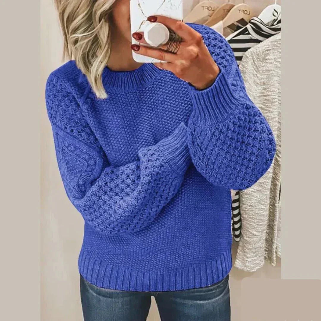 Women's Classic Knit Sweater for Winter Days