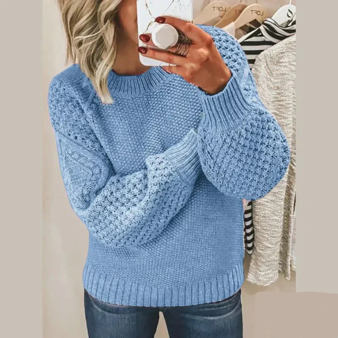 Women's Classic Knit Sweater for Winter Days