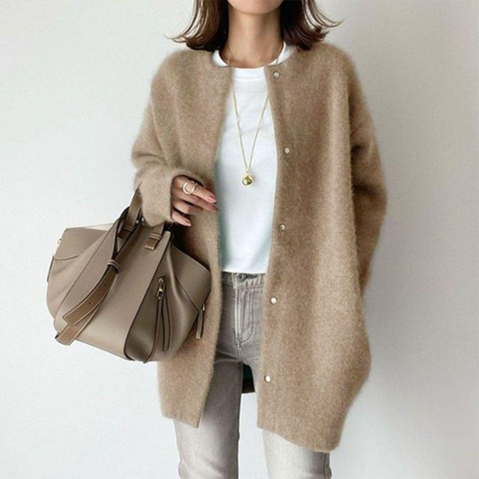 Women's Soft Knit Cardigan for Office Work