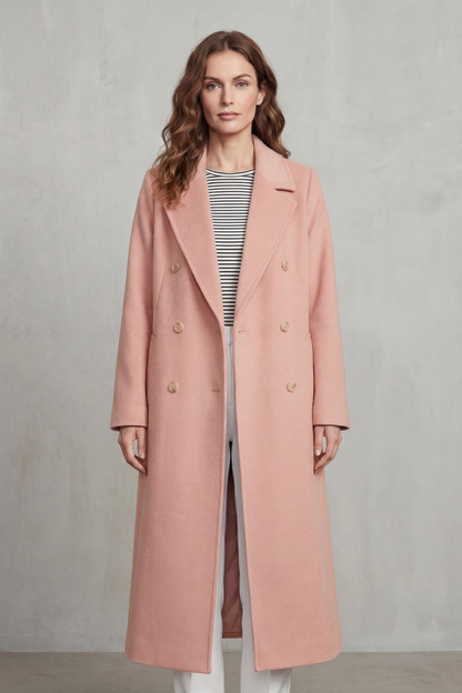 Women's Wool Blend Coat for Cool Days