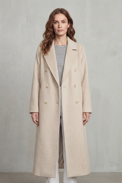 Women's Wool Blend Coat for Cool Days