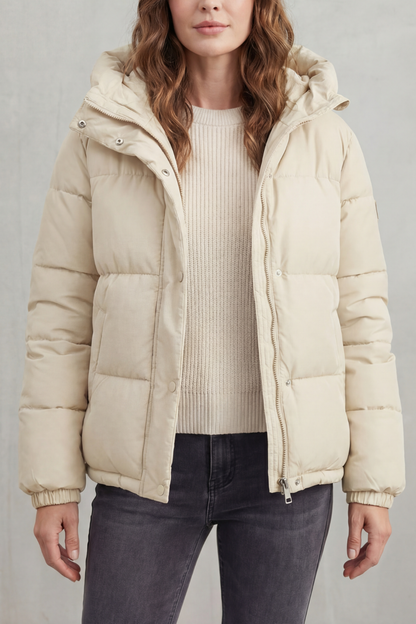 Women's Quilted Puffer Jacket for Daily Wear