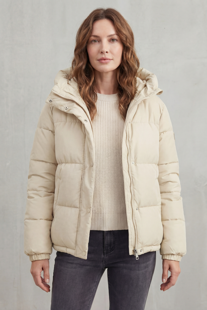 Women's Quilted Puffer Jacket for Daily Wear