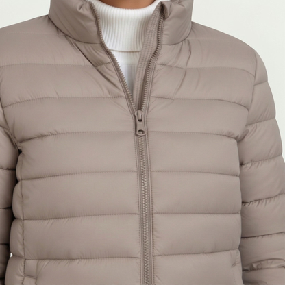 Women's Quilted Puffer Jacket for Casual Wear