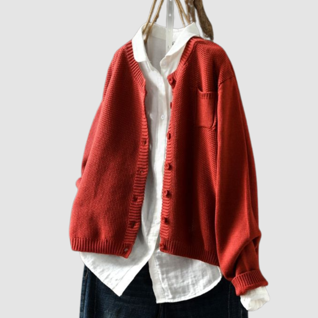 Women's Knit Cardigan for Autumn Layering
