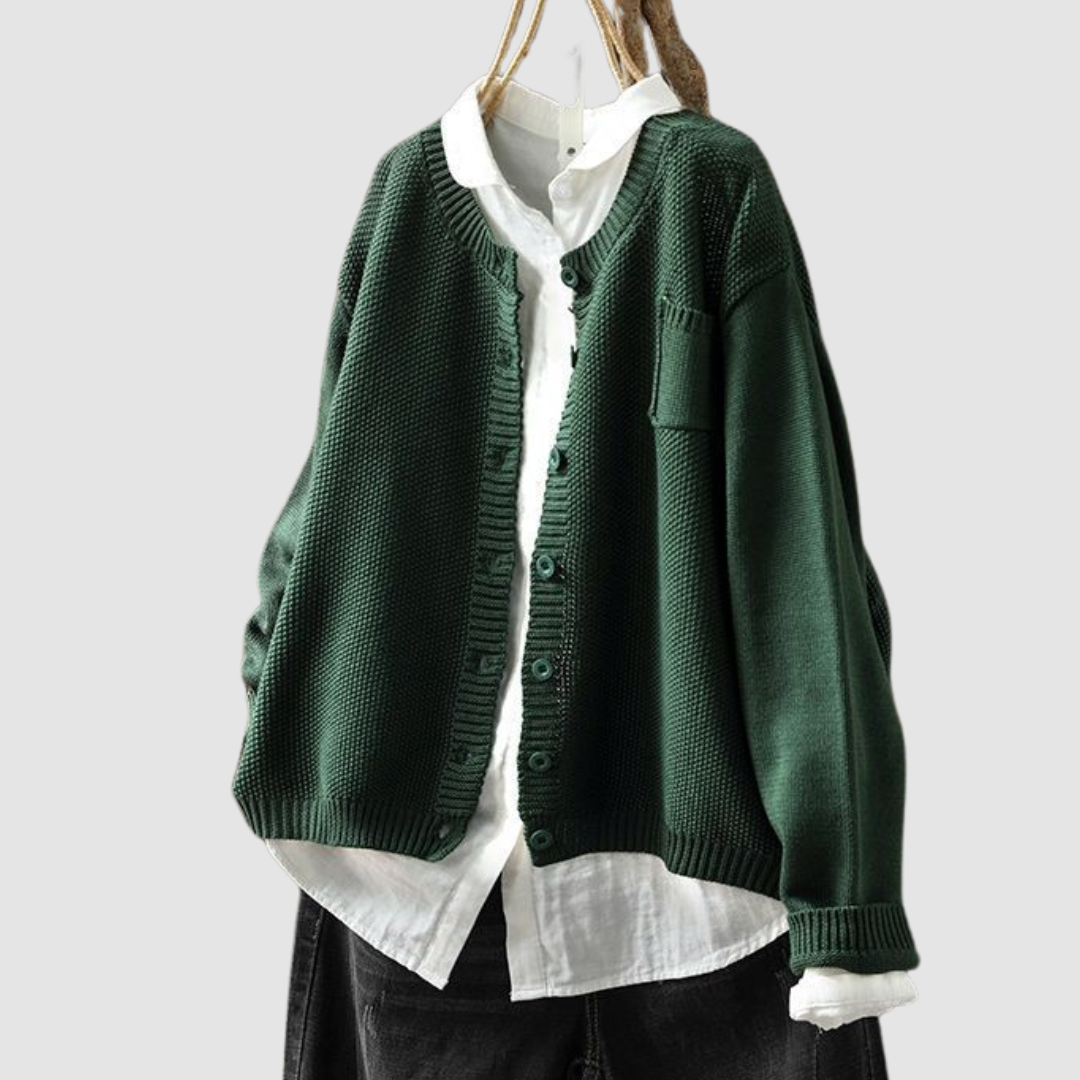 Women's Knit Cardigan for Autumn Layering