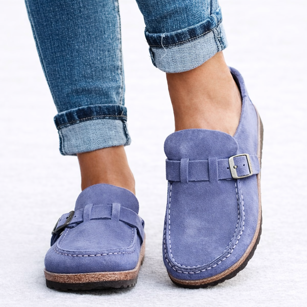 Women's Orthopedic Slip-On Loafers for City Walking