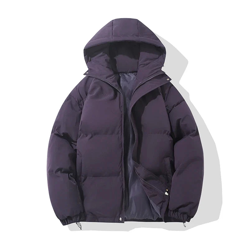 Women's Hooded Puffer Jacket for Cool Weather Walking
